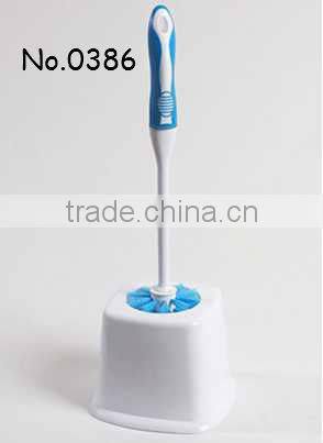 New design toilet brush plastic cleaning brush sets with TPR holder
