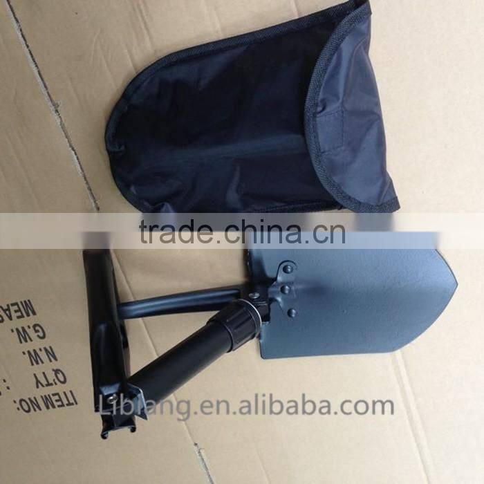 Alloy iron multi purpose folding shovel