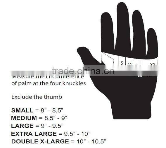 Reflective back synthetic leather mechanic glove