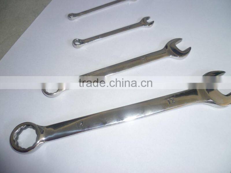 6~80mm Combination Wrench Open and Box Spanner Drop Forged Stainless Steel Hand Tools