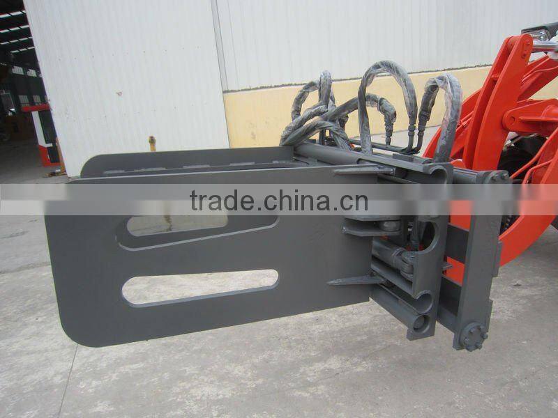wheel loader with bale clamp,bale grab