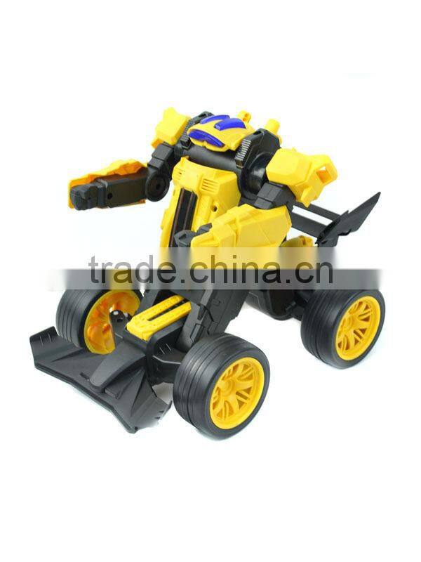 New Product 4 CH Radio Control Robot Car transform robot toy