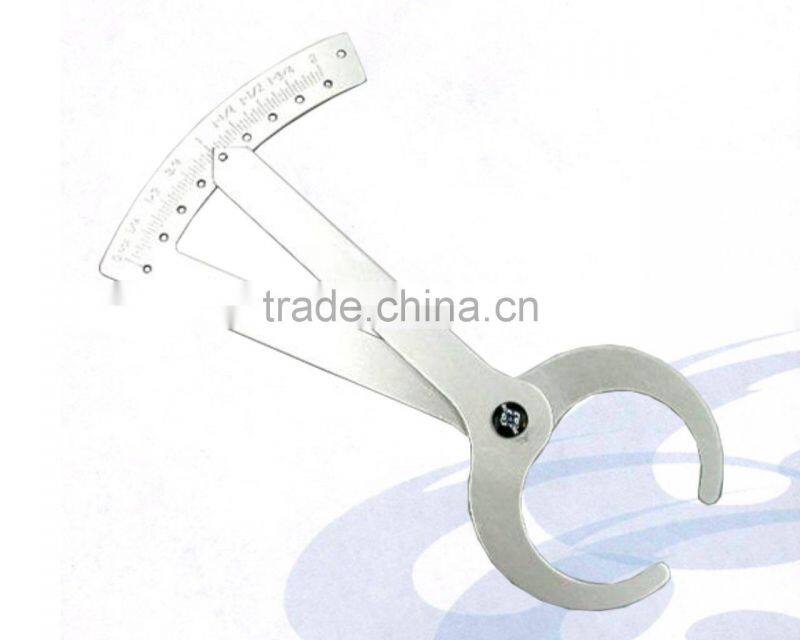 1/16 inch - 2 inch Aluminum Thickness Gauge Meter Outside Caliper with Scale for Measuring Tools