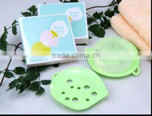 greenery shaped plastic soap box