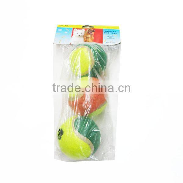 3PC Tennis Ball Pet Tennis Ball Dog Ball