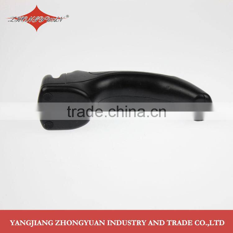 Sharp hone blade knife sharpener with long safety ABS handle