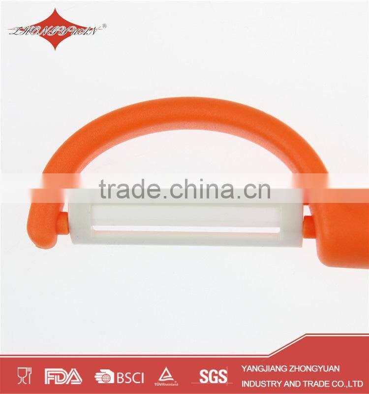 orange fruits and vegetables ceramic julienne peeler as seen on tv