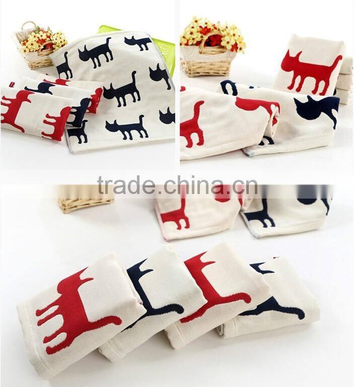 Wholesale Custom Printed Kids Small Airline Hand Towel 100% Cotton