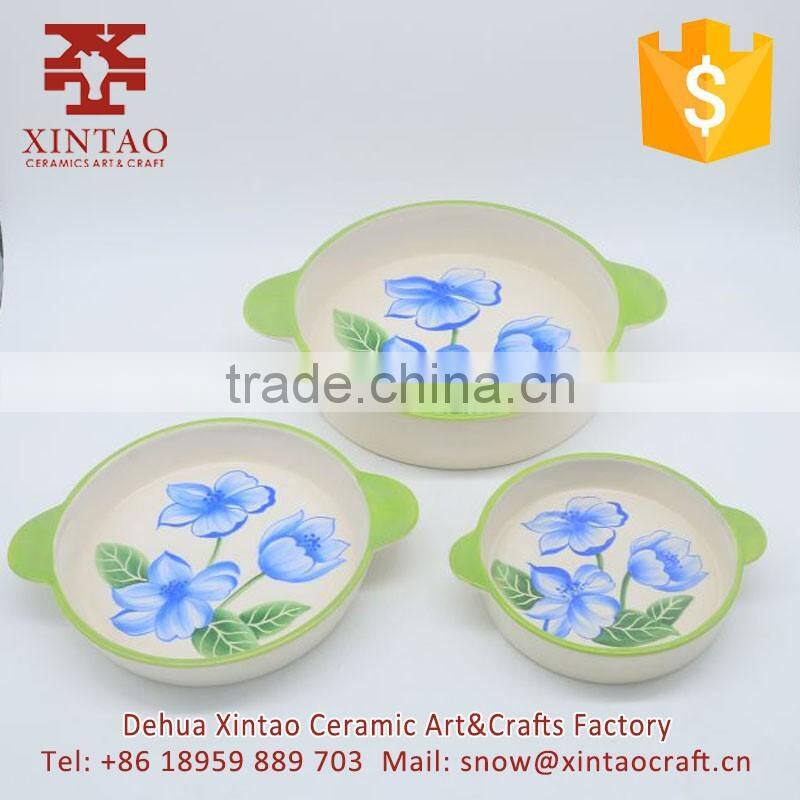 Campbells' Ceramic Soup Bowl sets with Handle/salad bowls