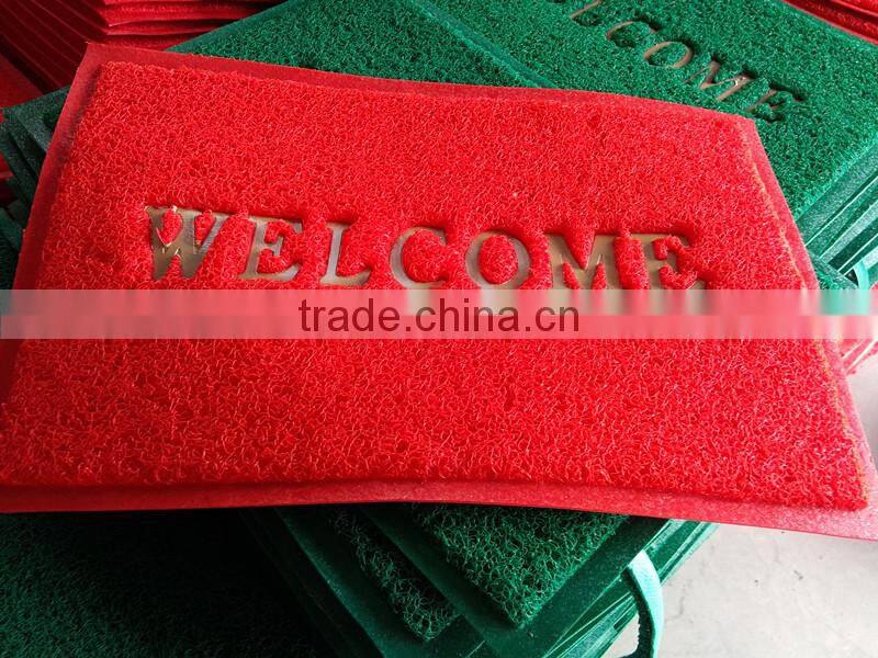 cheap new shape pvc outdoor mat from factory