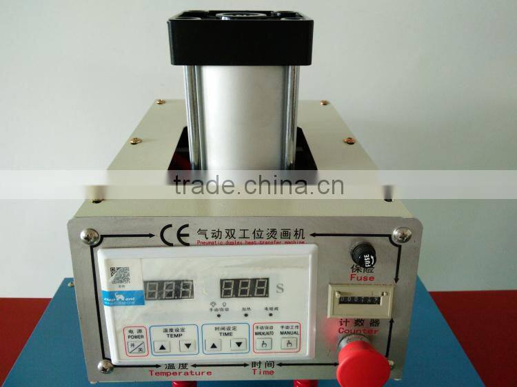 factory price dual hydraulic heat press machine