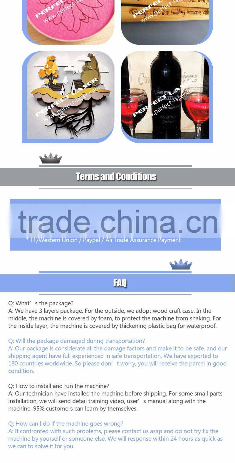 Perfect Laser PEDK-130180 100W Laser Engraving Machine with CE