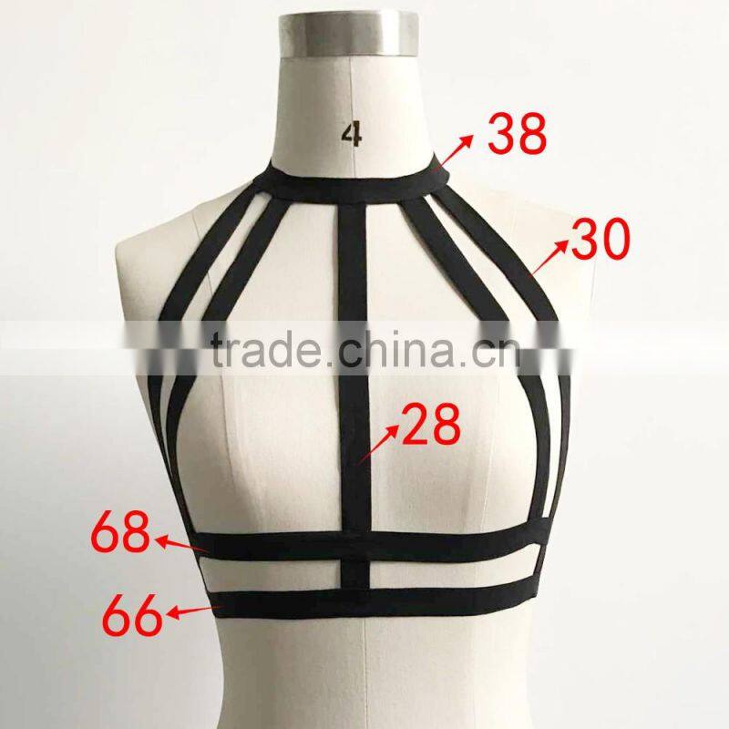 Wholesale Hot Selling Fashion Harness Bra Sexy Bandage Bra Strappy Bra