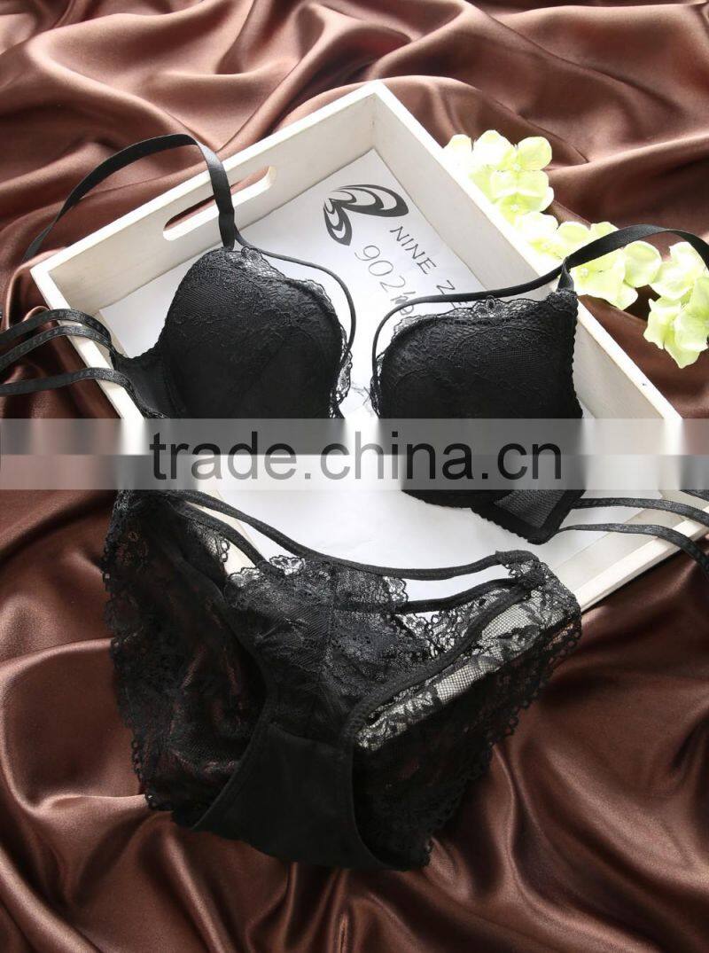 Transparent Women Sexy Stylish Hot Fancy Bra and Panty Set