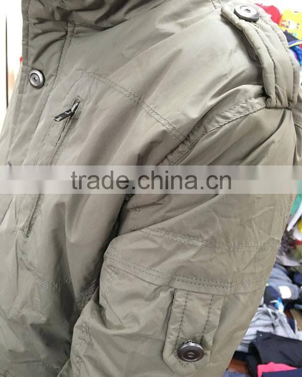 factory connecting heavyweight padded jacket stock apparel coat