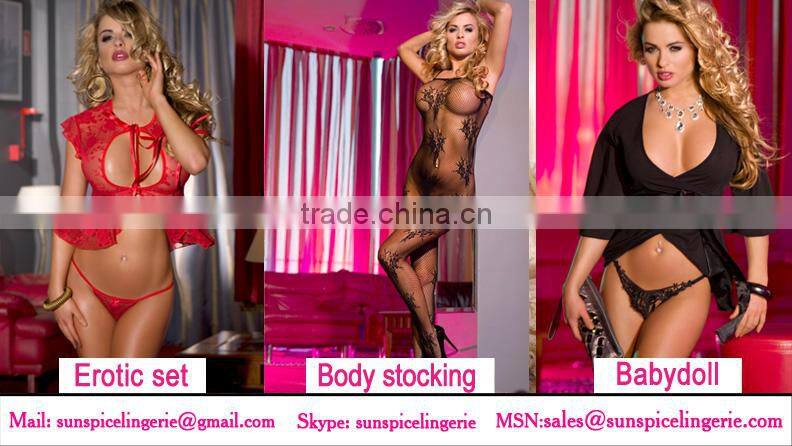 sexy sheer body stocking nylon