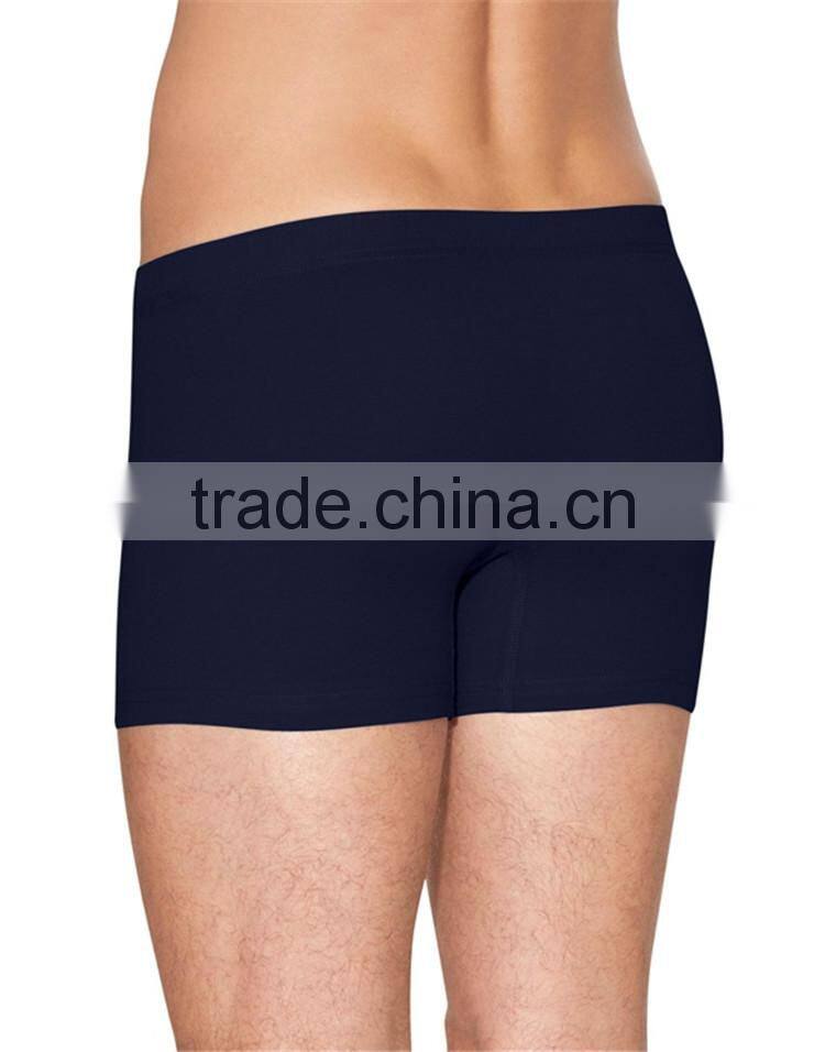 Fashion blank black mens boxer shorts mens trunks men boxer brief