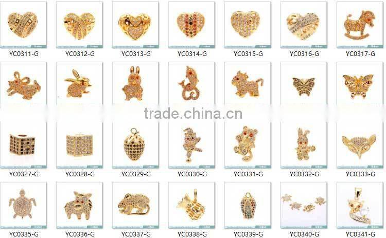 black stone zircon square beads hainon factory provide oem