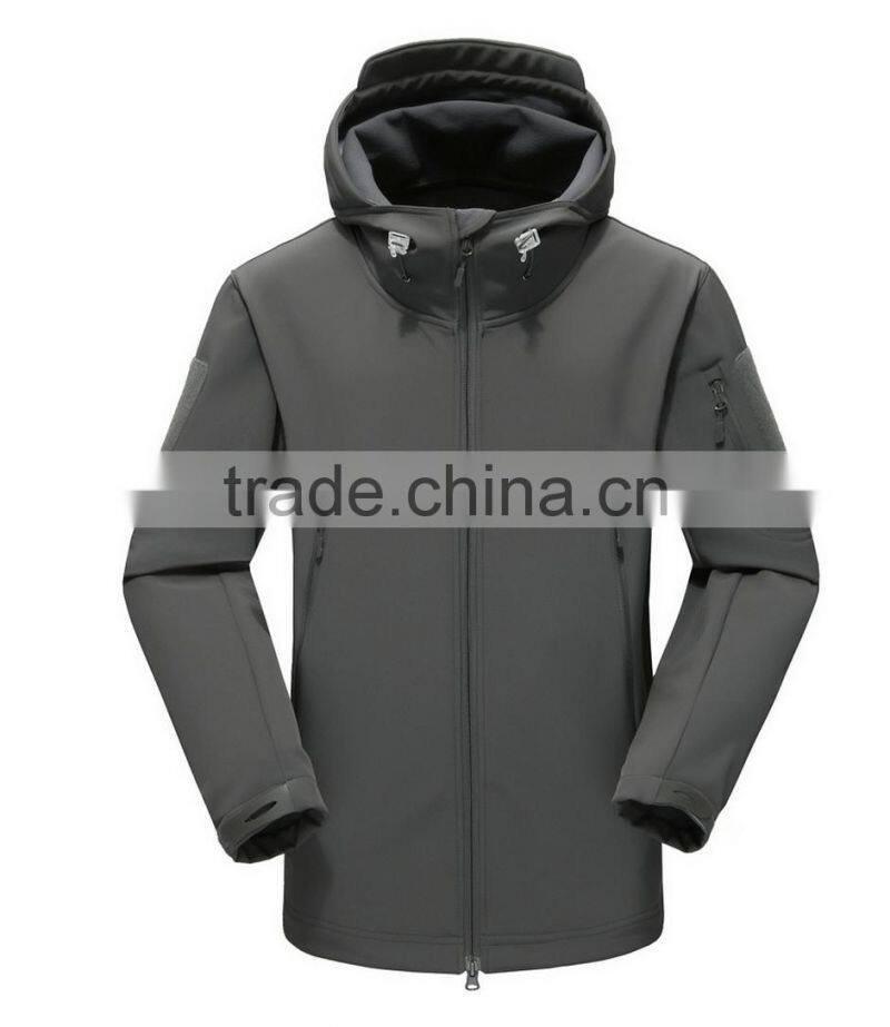 tactical hiking and camping man softshell jacket for outdoor sports