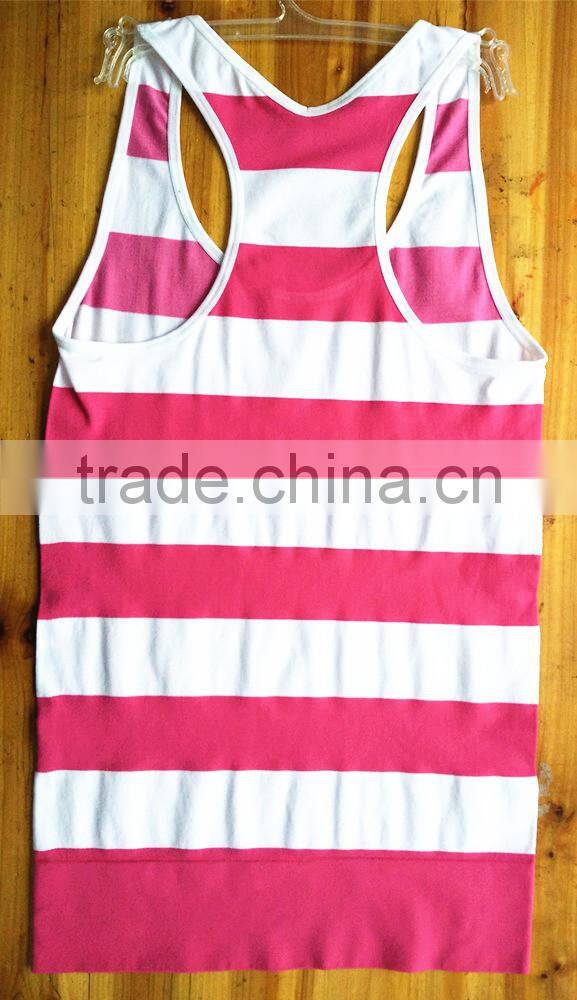 seamless fashion lady stringer tank top