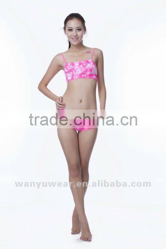 tie-dyed seamless lady camisole & panty set