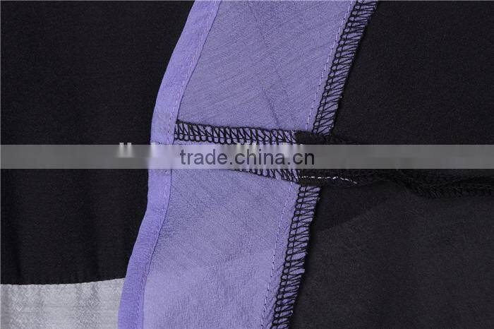 lovely purple hem designed casual women short front long back skirts