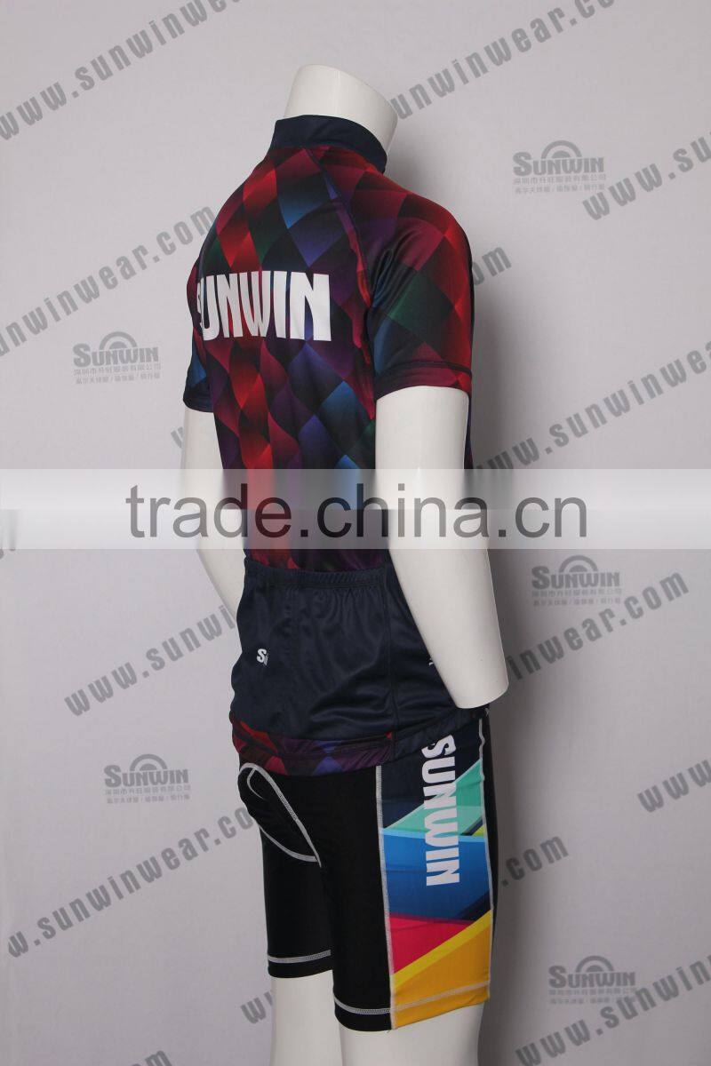 breathable cycling clothing custom team cycling jersey