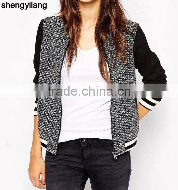 Wholesale custom fashion high quality jacket for women
