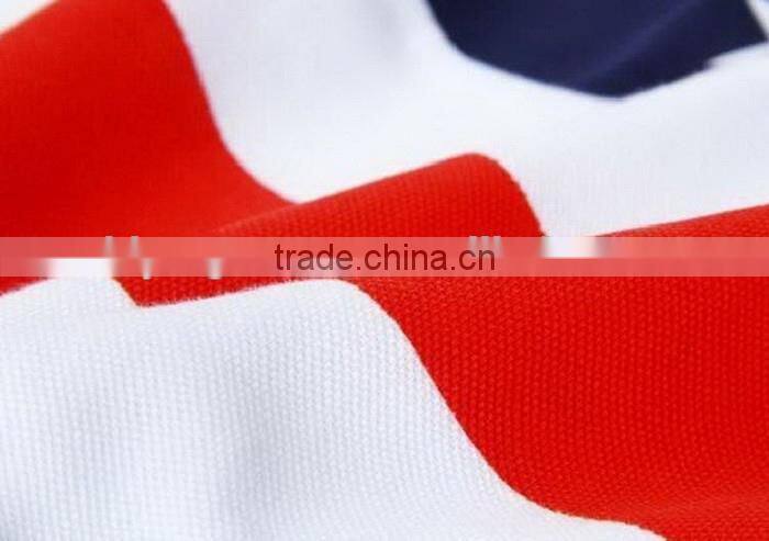 100%cotton American simbol print polo shirts