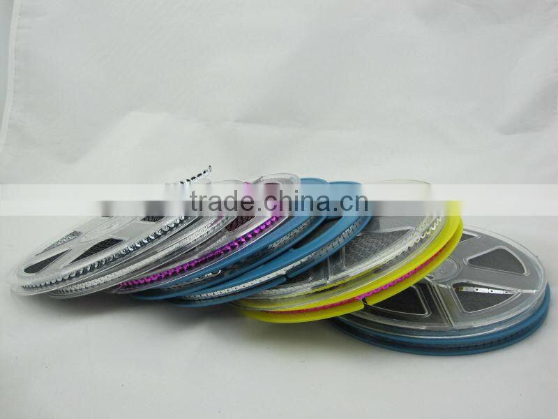 Chain Sequins roll pet sequins foil Color sequins for Embroidery