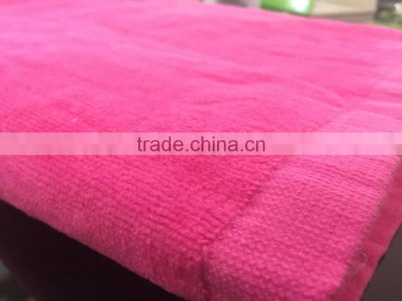 Custom Plain Dyed Jacquard velour cotton bath towel