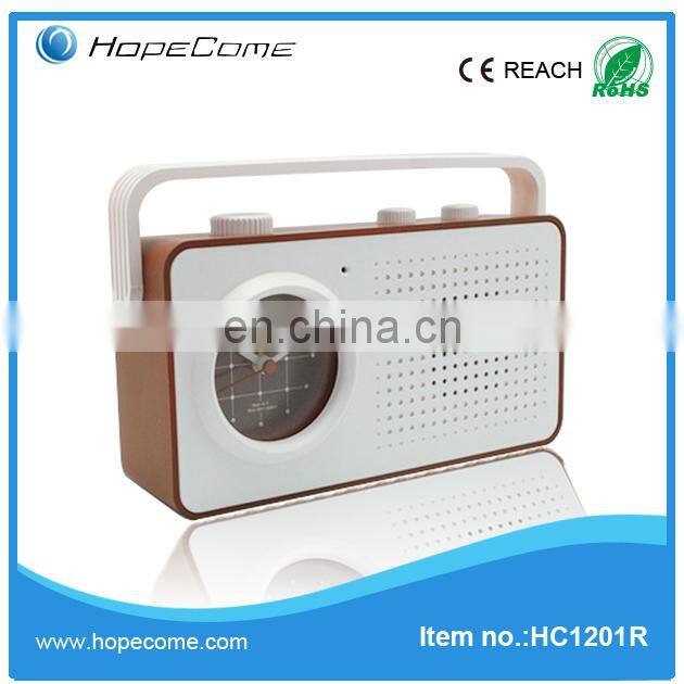 Factory Direct Price Fashion Clock Table with Radio