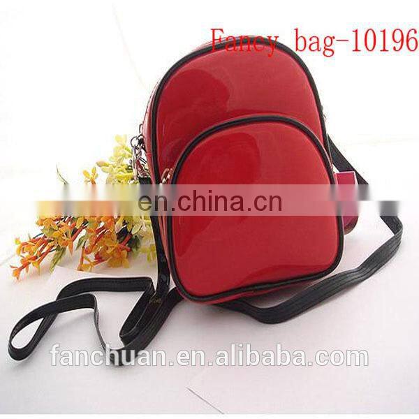 Girls Shiny Colorful Vinyl Aslant Bag