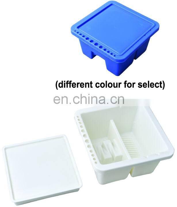 16x16x9cm Rectangular plastic brush washer
