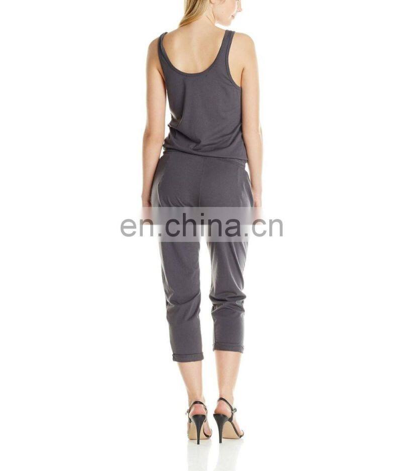 Sleeveless Fashion custom rompers jumpsuits women 2016