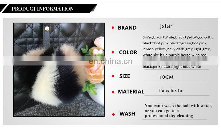 Cheap Fake Raccoon Pompom Accessories Fur For Bags
