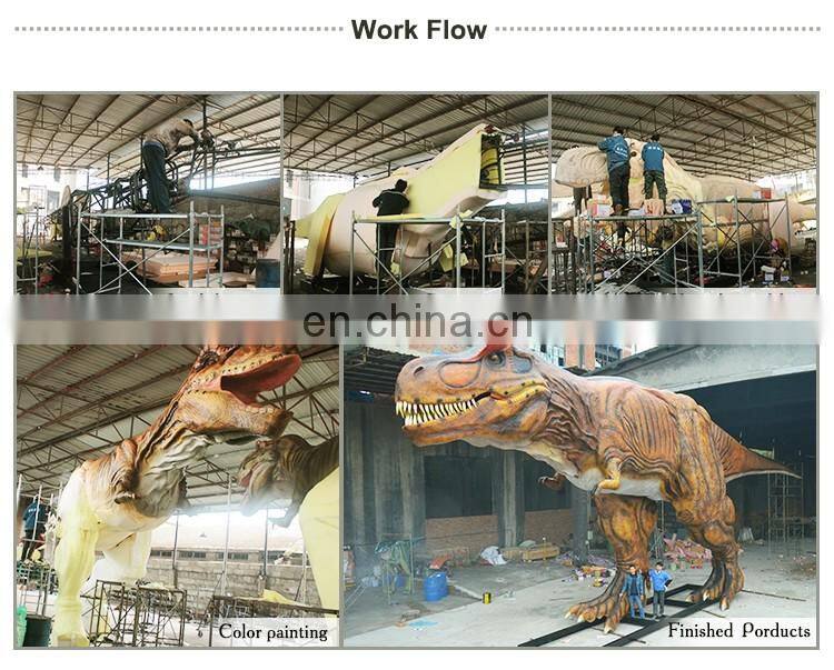 Kawah Customized Outdoor T-rex Lifelike Dinosaurio Animatronic