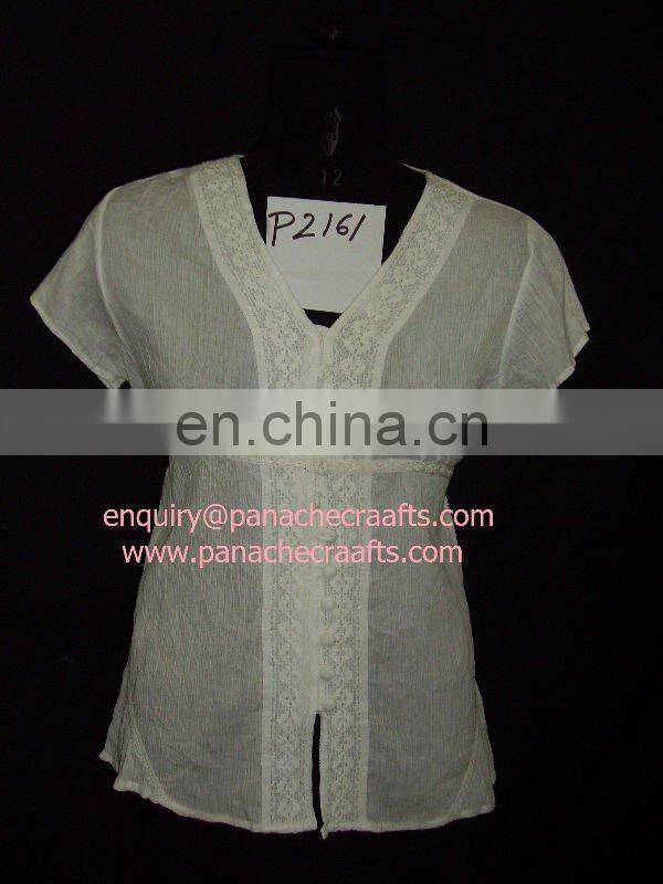 100% Rayon Ladies Blouse