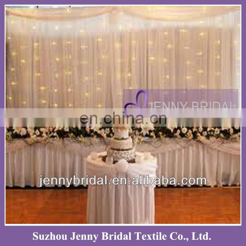 BCK002 Hot sale Fancy chiffon wedding backdrop