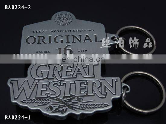 High end fashion luxurious metal keychain for man