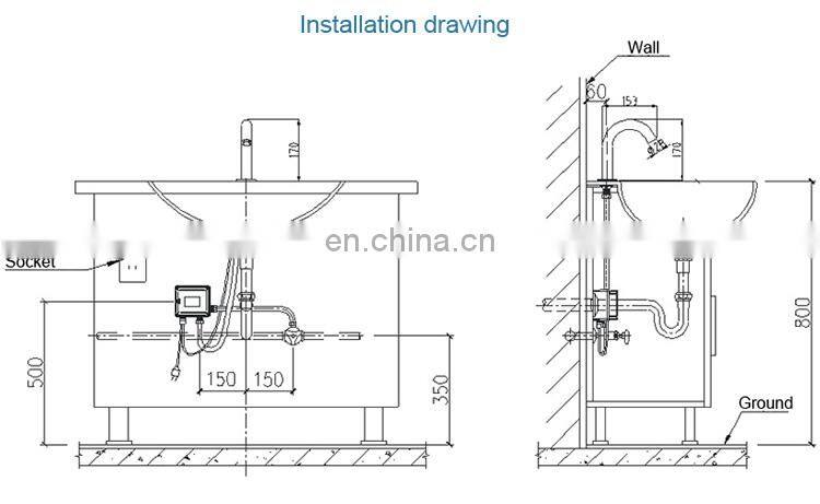 Automatic faucet manufacturer GIBO 6152AD light sensor based water tap