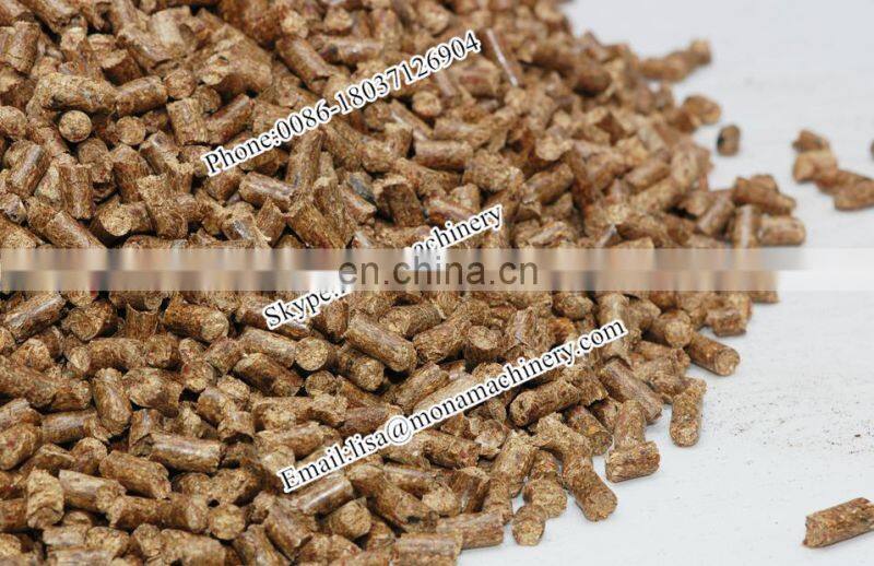 Rice husk 1-1.5Ton / Hour Rice Husk Ring Die Wood Pellet MachVertical Ring Die Pellet Mill production line