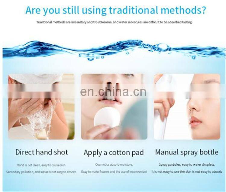 OEM Portable magnifying lamp Vapor Mini facial steamer magnifying lamp facial sprayer can be used anywhere