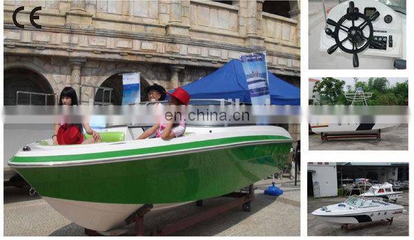 CE Certificate 8 Seat Fiberglass Open Sport Boat