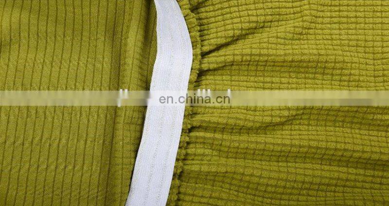 ruffled chair cover high quality elastic chair cover