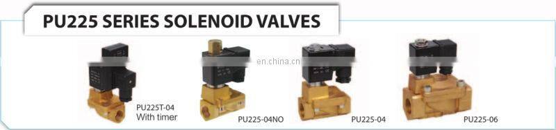 PU Series Brass 2way Solenoid Valve /24 volt electric water superior solenoid valve