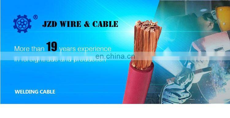2019 2/0 flexible copper battery electric power welding cable for welding machine