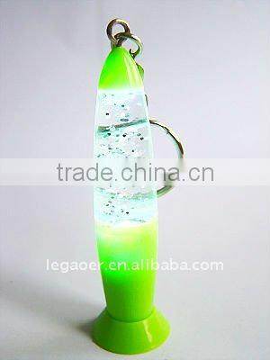 Wholesale Liquid Hourglass Keychain, Acrylic Plastic Keyring