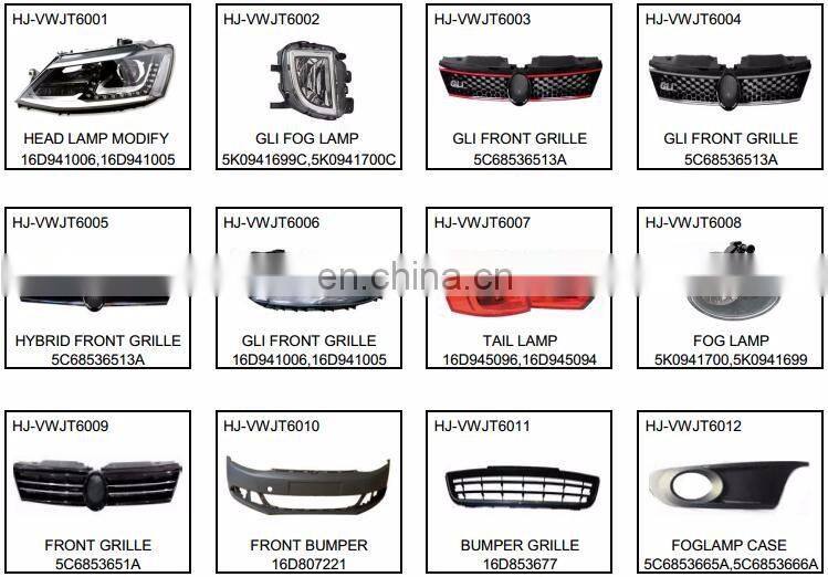 AUTO CAR FRONT HEAD LIGHT LAMP FOR VW JETTA 2012 MK6 5C7941005A / 5C7941006A