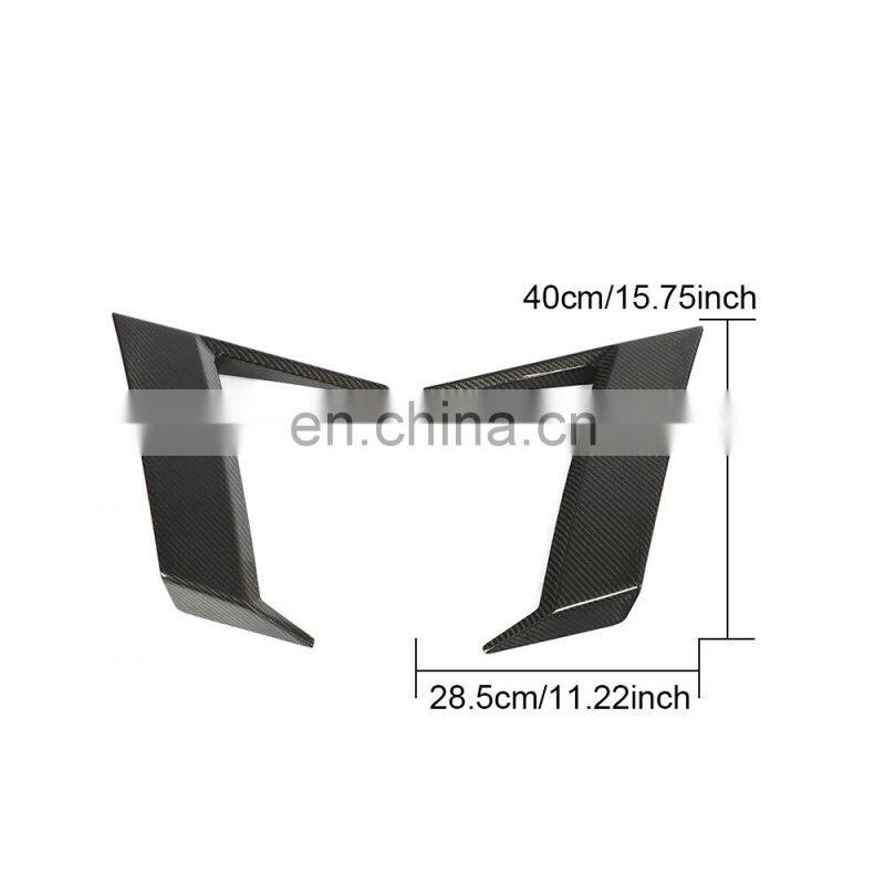W464 G Class Carbon Fiber Car Side Fender Vent Trims for Mercedes Benz G500 G550 G63 AMG 2019 2020
